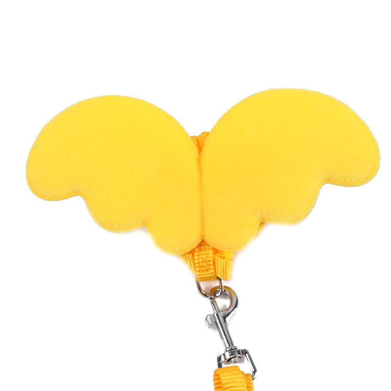 Cat Adjustable Leash Angel Wing Style