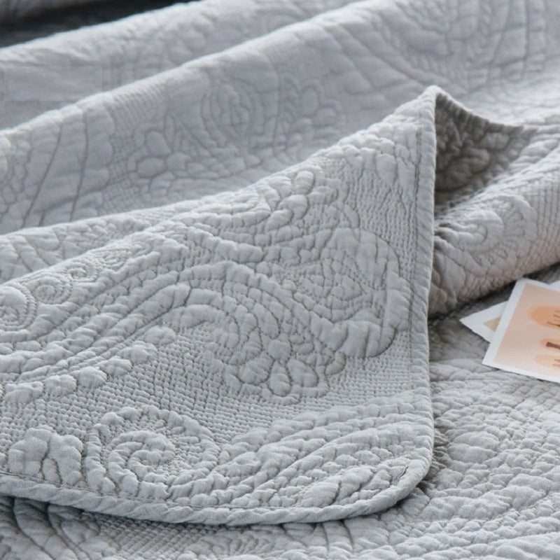 Three-Piece Embossed Coverlet Bedspread Set