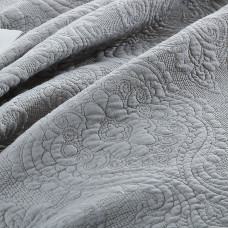 Three-Piece Embossed Coverlet Bedspread Set